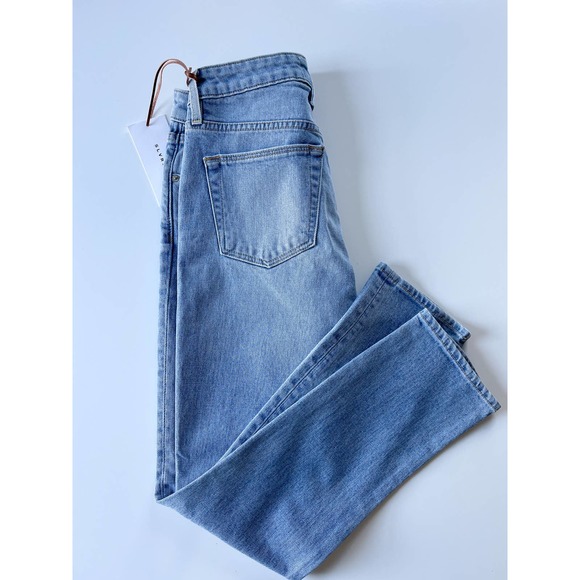 NWT SLVRLAKE Lou Lou Mid Rise Crop Jeans In Country Roads Size 26 - Picture 7 of 8
